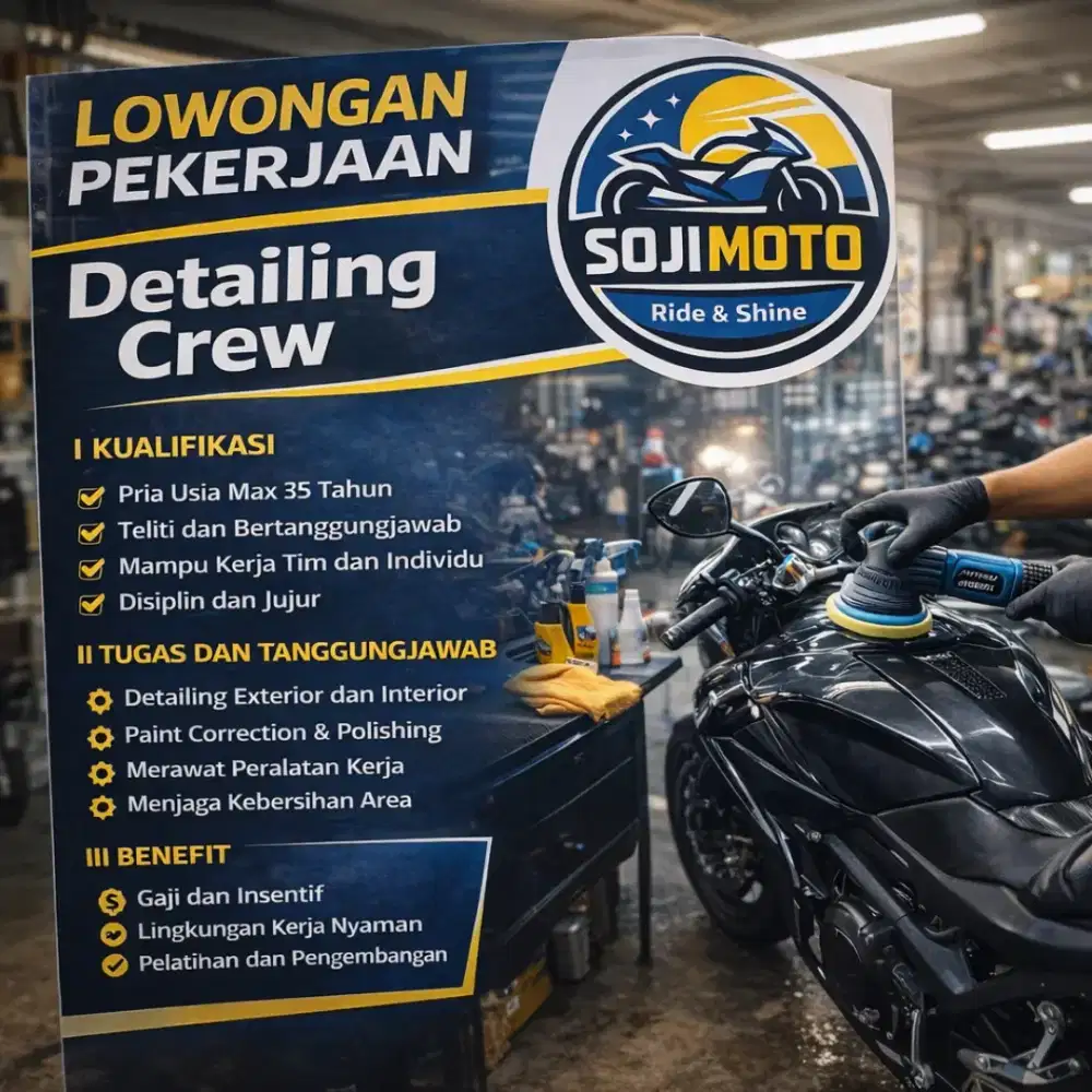 Lowongan Pekerjaan Detailer dan Washer