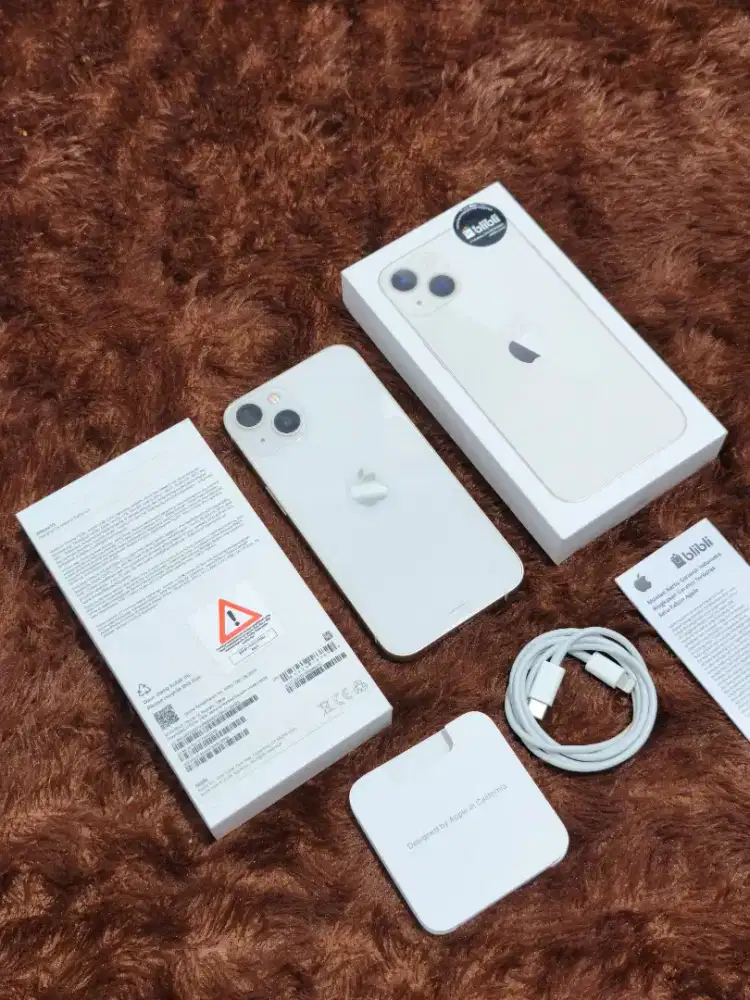 iPhone 13 128GB iBox Like New Garansi 20 Desember 2026 - Starlight