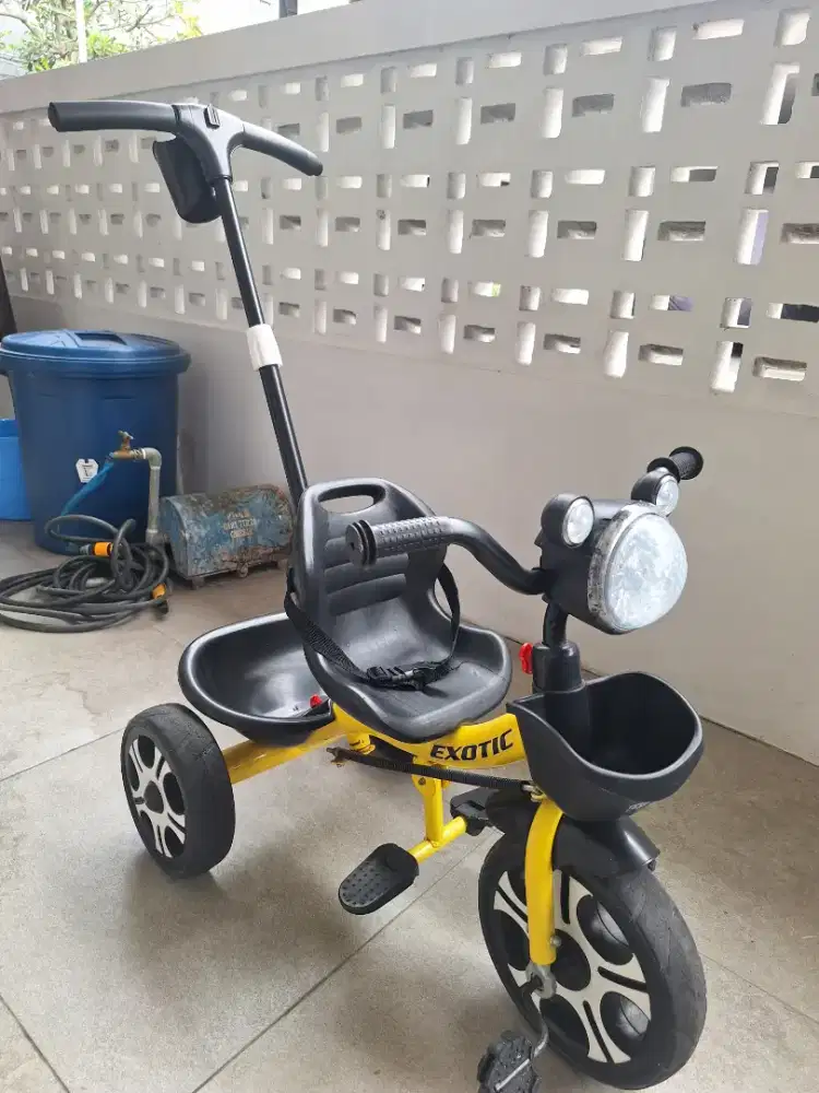 Sepeda Exotic roda 3 ada musik dan keranjang