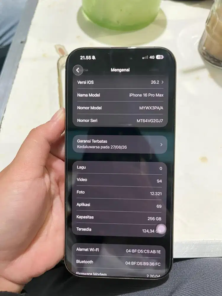 FOR SALE IPHONE 16PROMAX IBOX 256GB Desert Titanium