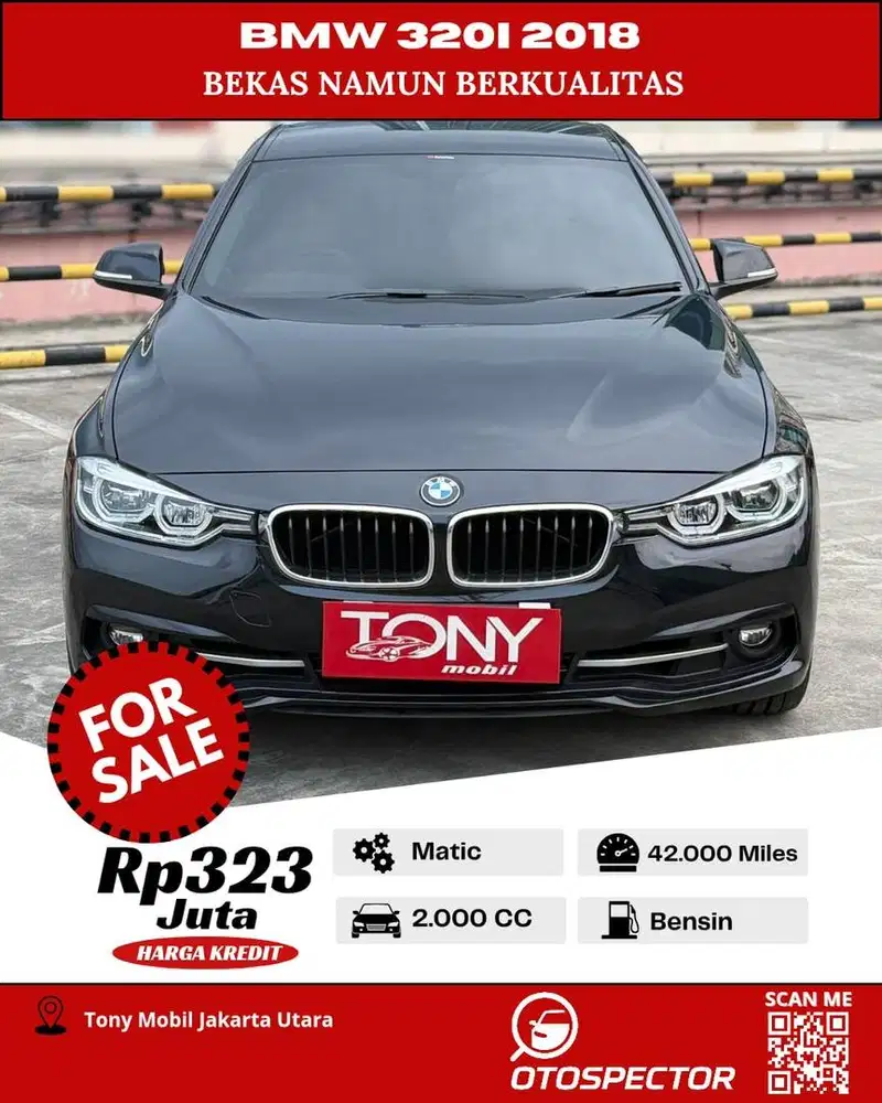 #Tony Mobil# BMW 320i F30 Sport Hitam