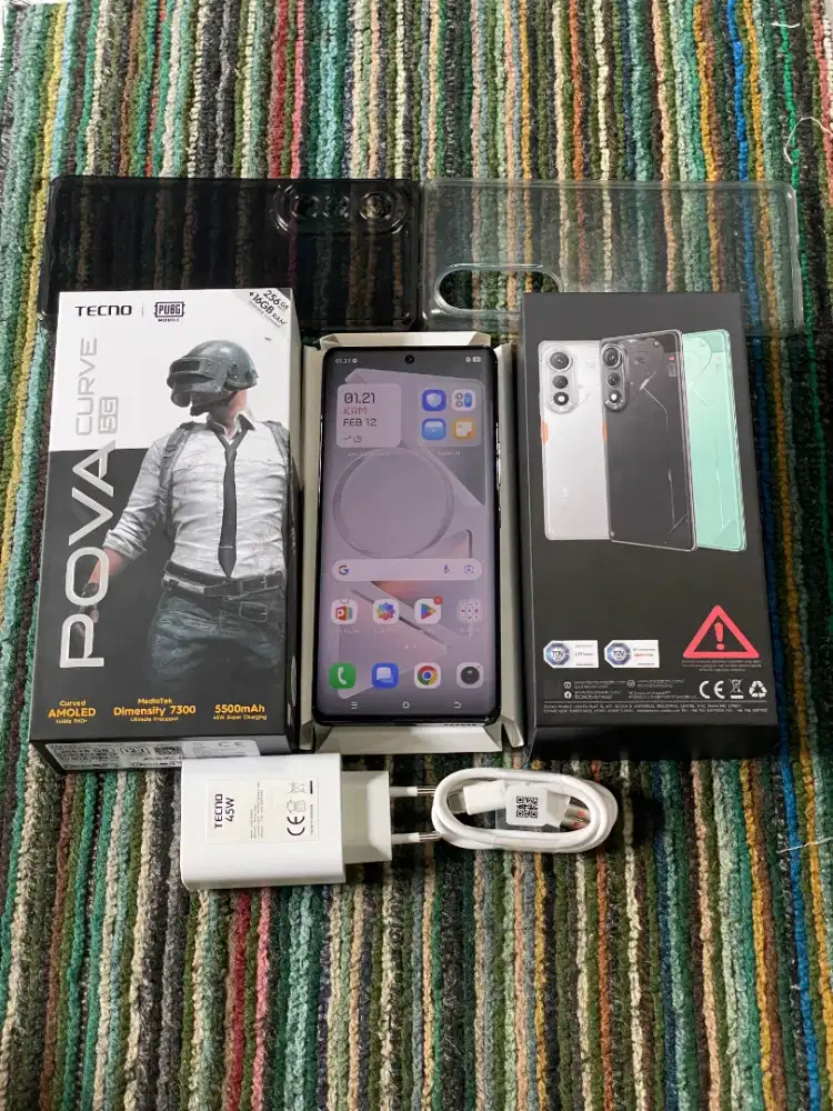 POVA CURVE 5G 8/256GB LIKE NEW