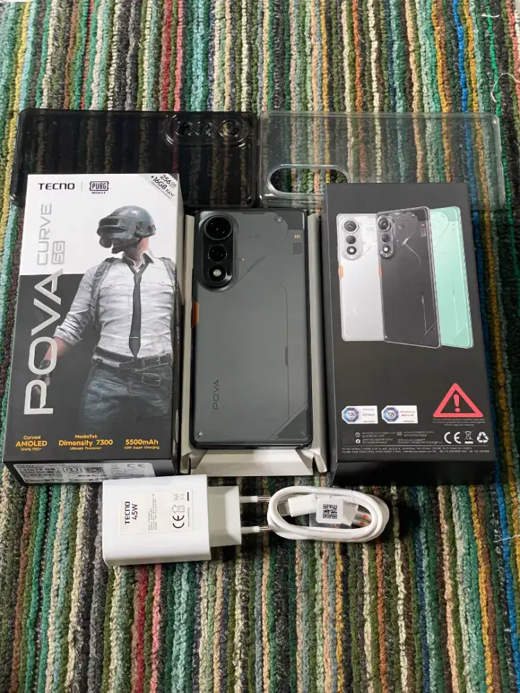 POVA CURVE 5G 8/256GB 1BULAN PAKAI