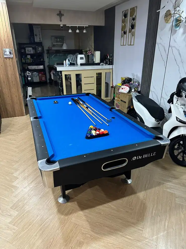 Preloved 8 feet meja billiard de belle