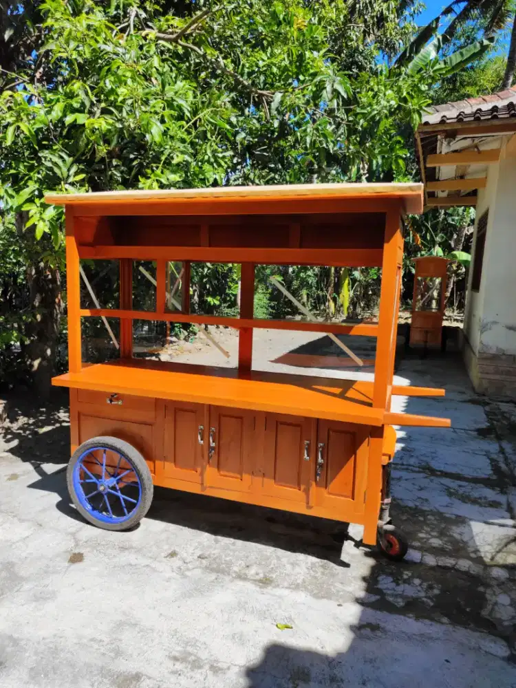 Gerobak Angkringan Bakso Mie Ayam PeceL Bubur Sate Martabak Ronde dlL