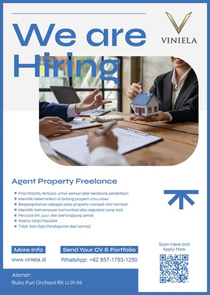 Agent Properti Freelance - Komisi Besar Tanpa Gaji Pokok
