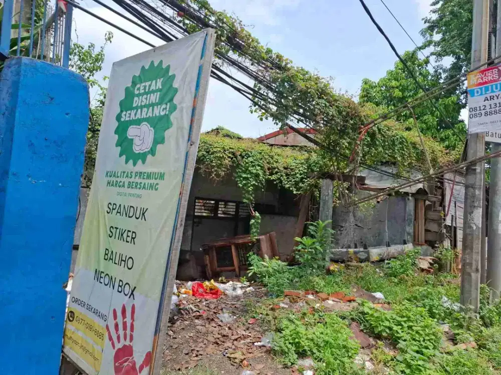 Tanah murah daan mogot raya km 21 tangerang lt 550