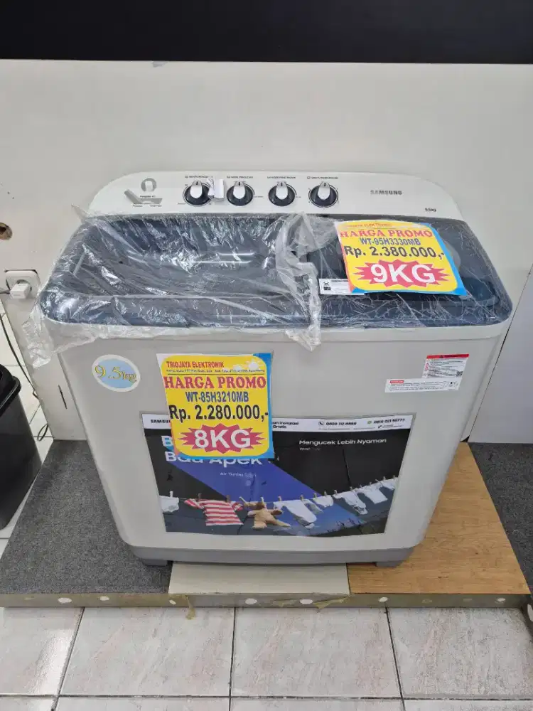 MESIN CUCI SAMSUNG PROMO CREDIT BUNGA 0% FREE 1KALI CICILAN