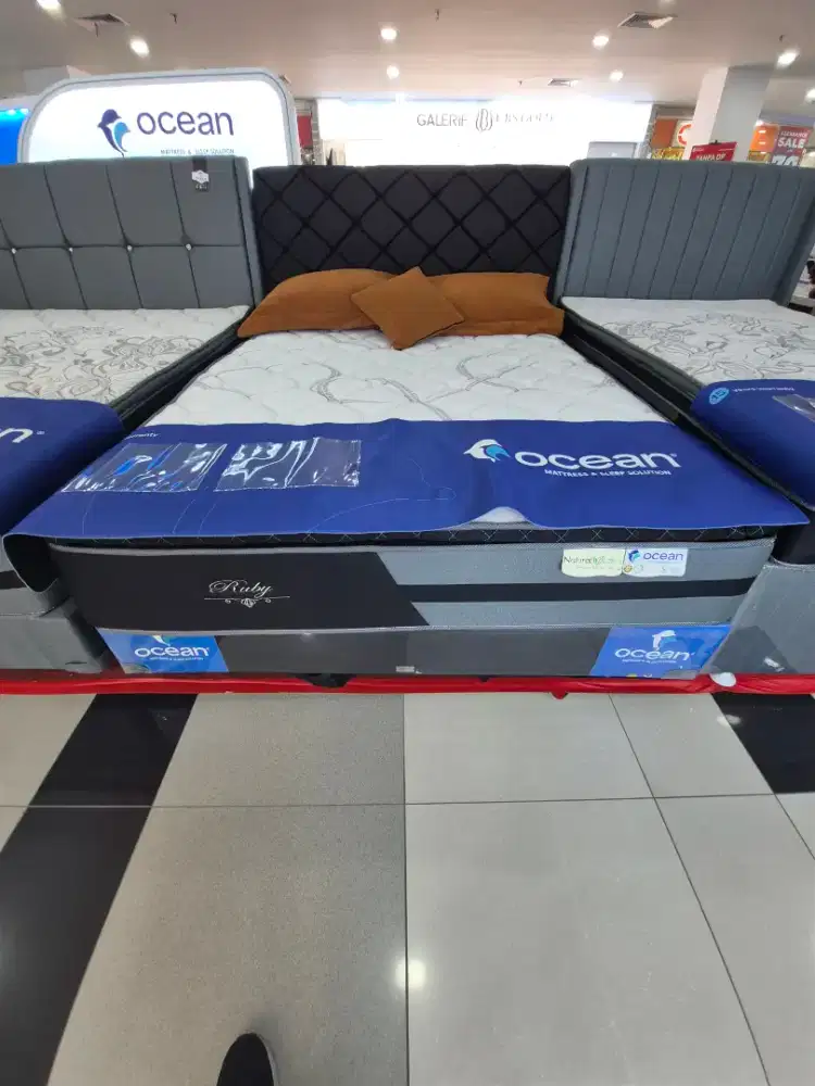 SPRING BED OCEAN PROMO CREDIT BUNGA 0% FREE 1KALI CICILAN