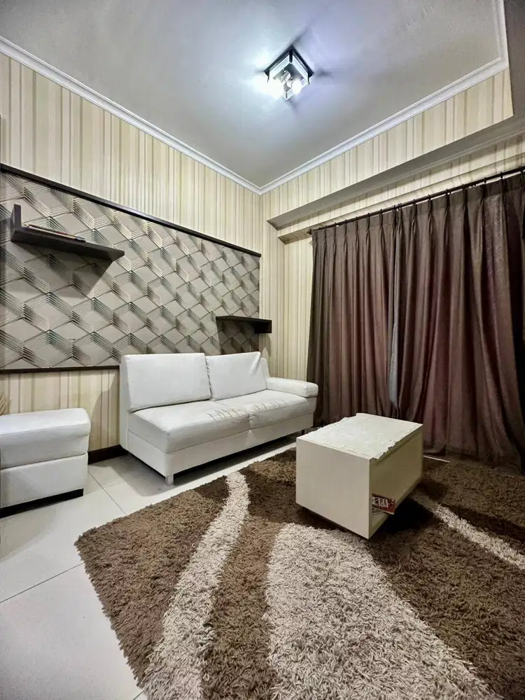 SEWA APARTEMEN WATERPLACE RESIDENCE 2BR 61m2 TOWER FAVORIT DEKAT MALL