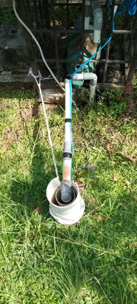 INSTALASI PIPA AIR-SUMUR BOR-POMPA AIR (PEMASANGAN)-FILTER AIR