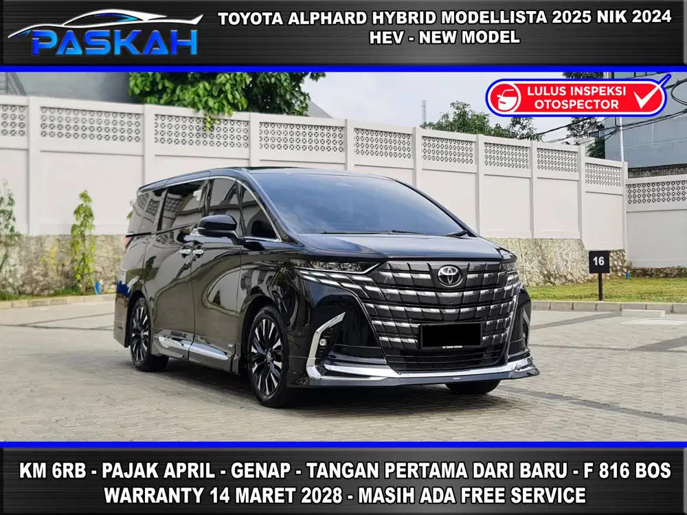 MODELISTA KM= 6RB GENAP Toyota All New Alphard Hybrid MODELISTA 2025