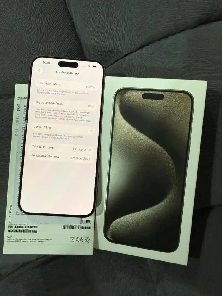 Iphone 15 pro Max 256 gb ibox BH real