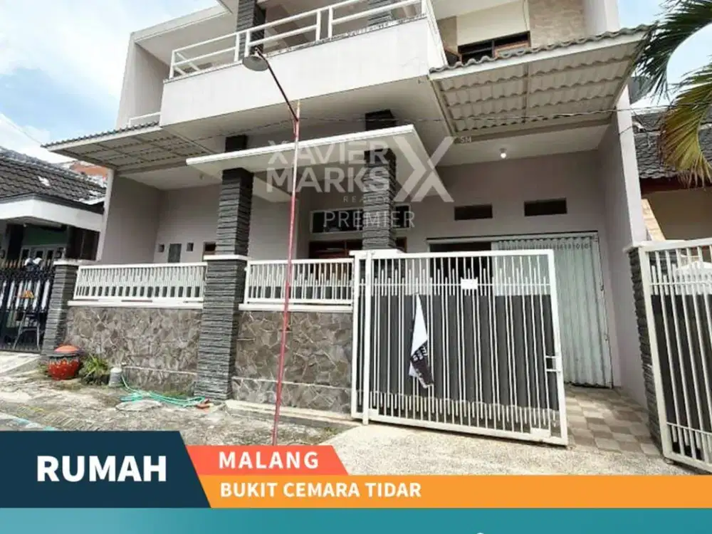 Disewakan Rumah 2 Lantai Siap Huni di Bukit Cemara Tidar Malang