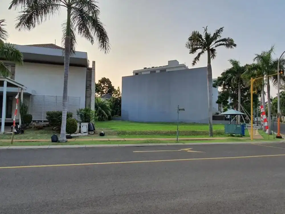 Kavling Taman Resort Mediterania PIK Luas 787m2 Hoek