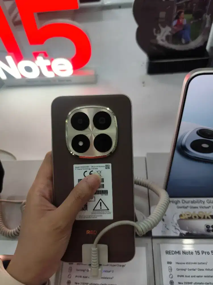 REDMI NOTE 15 GARANSI VIP 15 BULAN & 1 TAHUN PERLINDUNGAN LAYAR