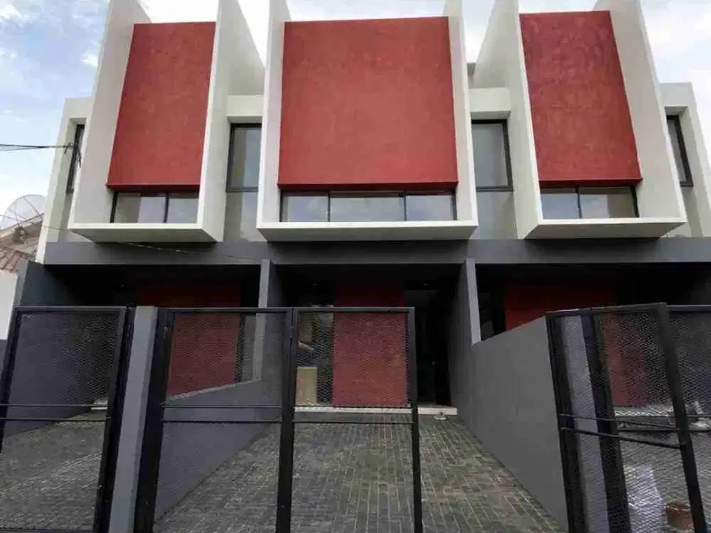 RUMAH BRAND NEW MINIMALIS MODERN SIAP HUNI TAMAN ALFA INDAH JAKARTA BARAT