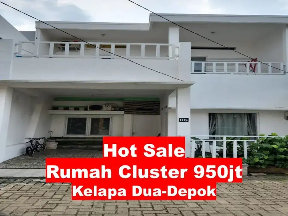 Di Jual Cepat Rumah Siap Huni 2 Lantai Kelapa Dua Depok