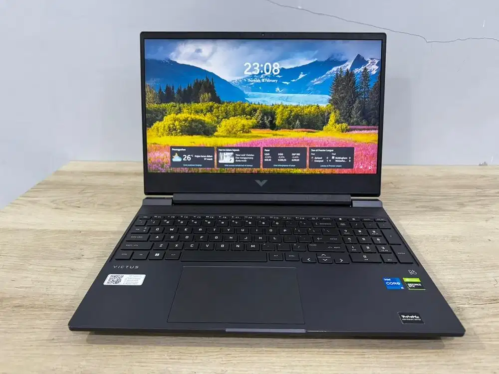 Hp Victus Gaming 15 Core i5 Gen 12 Ram 16 Ssd 512 GTX 1650 4 gb Mulus