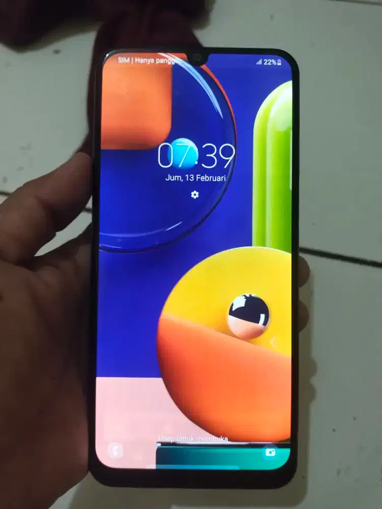 Samsung A50s  4/64 minus udh ganti LCD sm on off ga ada
