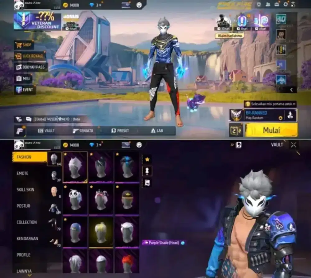 Jual akun ff untuk Ramdhan tahun ini