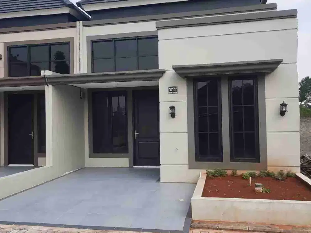 Rumah cluster murah siap huni DP 0% free biaya2 semua