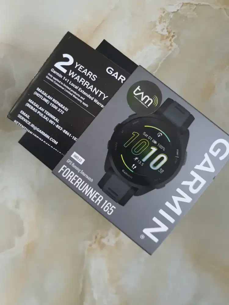 GARMIN FORERUNNER 165 FR 165 BARU SEGEL
