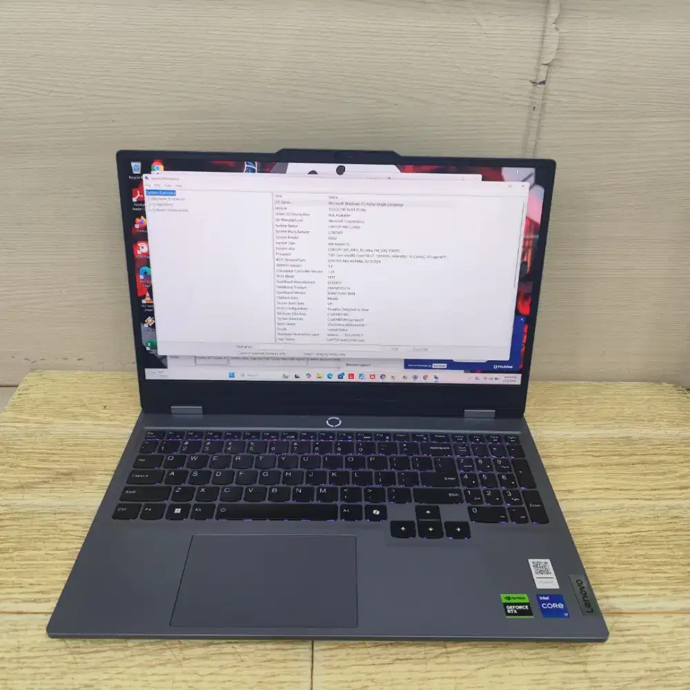 GM Lenovo LOQ 15irx9 Core i7-13650HX Ram 16gb SSD 512gb Rtx 3050 6gb