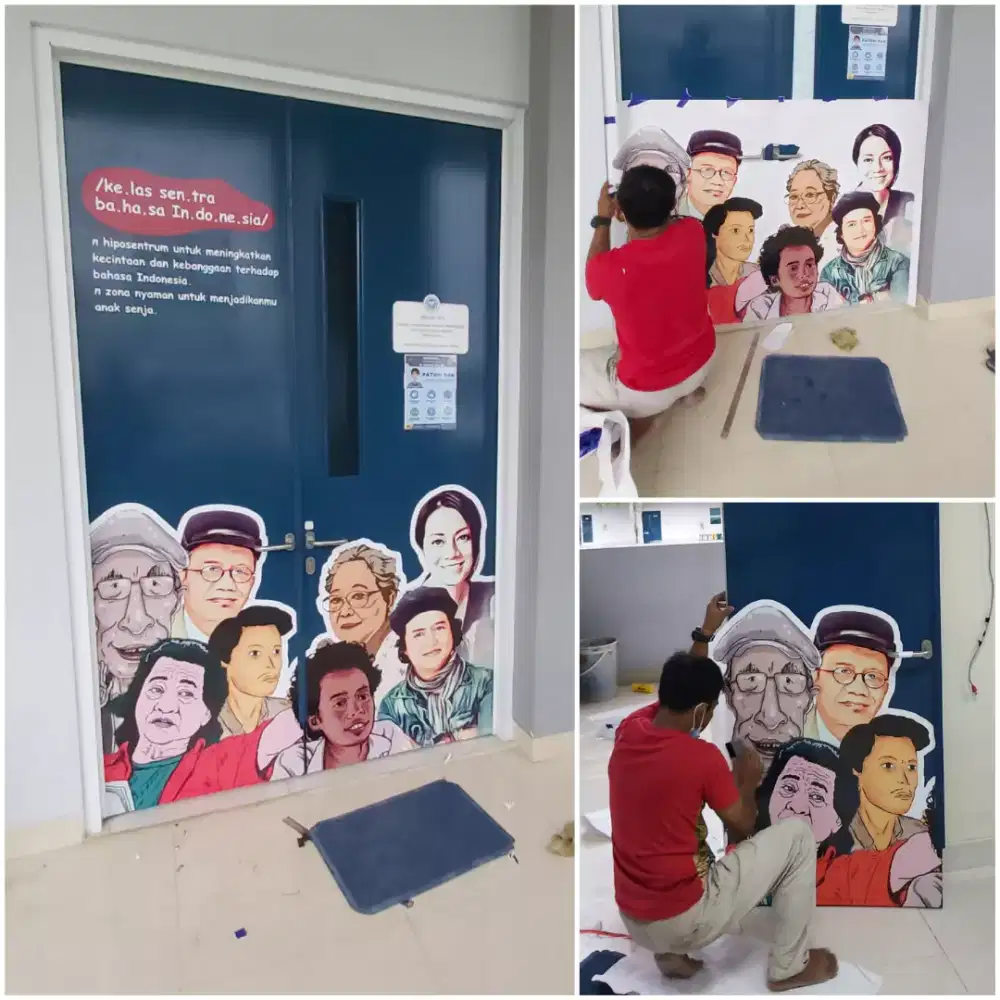 Wall Stiker Sticker Animasi Stiker Kartun