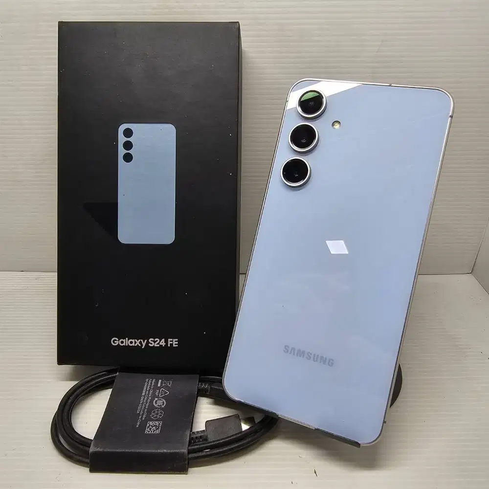 HOT ITEM! SAMSUNG GALAXY S24 FE 5G 8/256 BLUE EX SEIN NO MINUS FULLSET