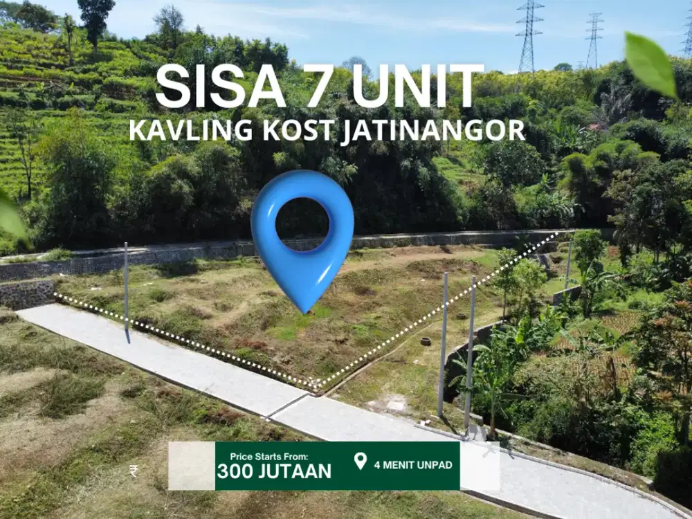 Investasi Cerdas di Jatinangor! Tanah Cocok untuk Kosan & Hunian, Harga Mulai 300 Juta