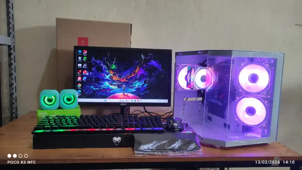 KOMPUTER FULLSET BARU CORE I7-6700, RAM 8GB DDR4 SSD 256GB GARANSI 2TH