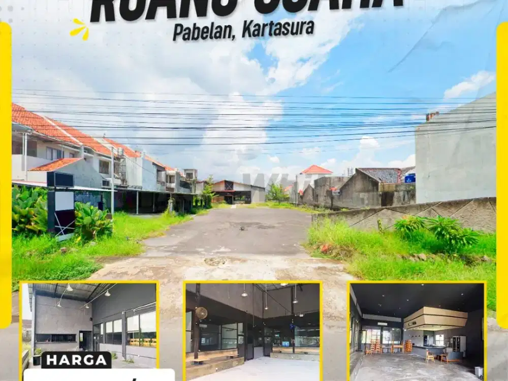 Ruang Usaha Full Furnished dekat UMS Solo Pabelan kartasura skh