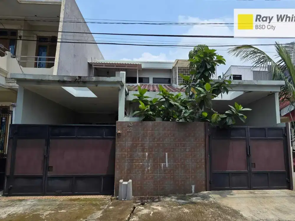 Rumah di blok terdepan Nusa Loka BSD, Dekat Pasar Modern BSD