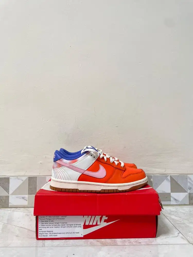 Nike Dunk Safety Orange (Size 37.5) Original 100%