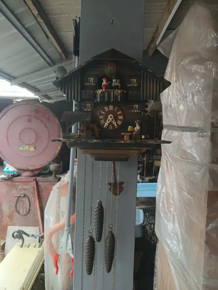 Vintage cuckoo clock germany manual melody