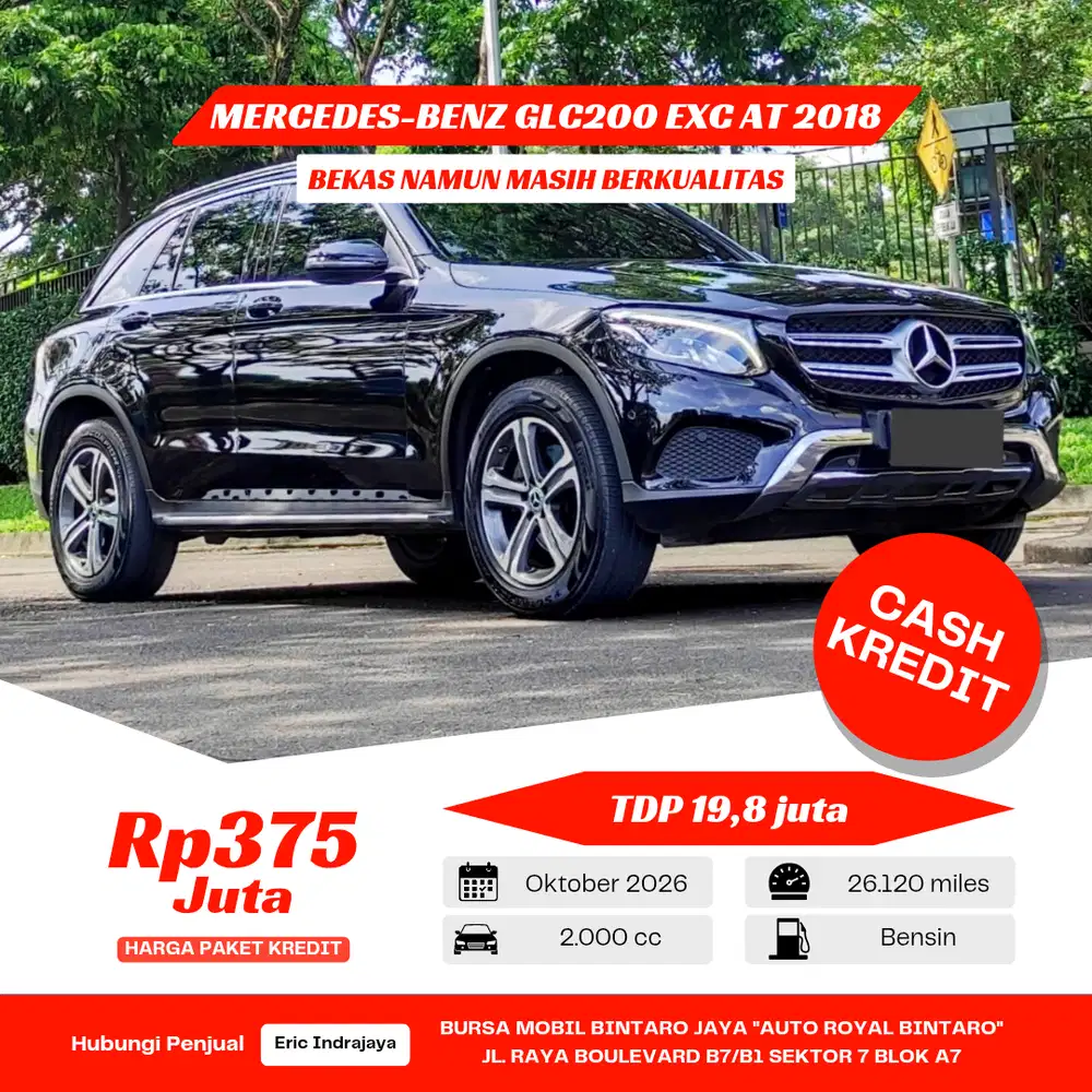 Mercedes-Benz GLC200 Exclusive AT 2018
