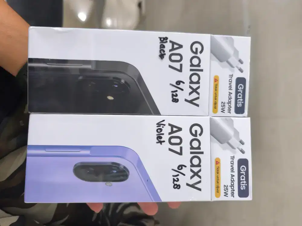 Samsung A07 6/128 bnib garansi resmi