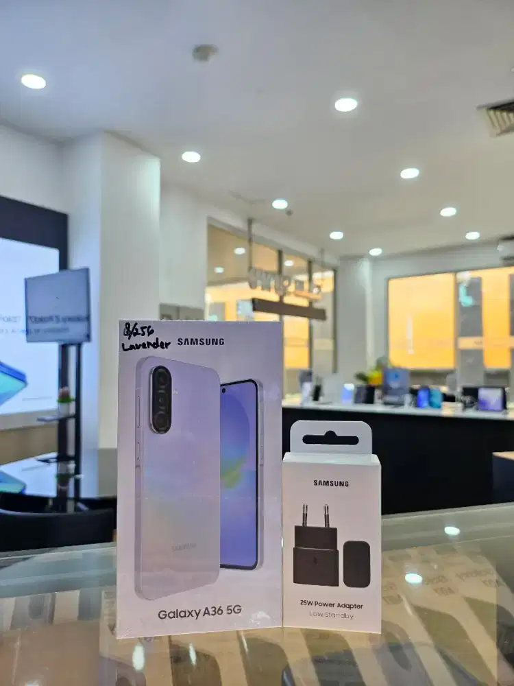 NEW SAMSUNG GALAXY A36 8/256GB  FREE ADAPTER GARANSI RESMI SEIN 1 TH