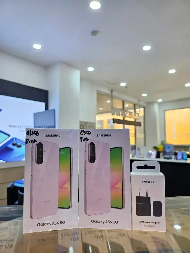 NEW SAMSUNG GLX A56 5G 8+8/256 FREE ADAPTER GARANSI RESMI SEIN 1 TH