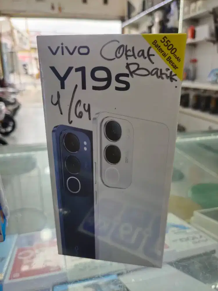 Vivo Y19s 4/64 coklat batik