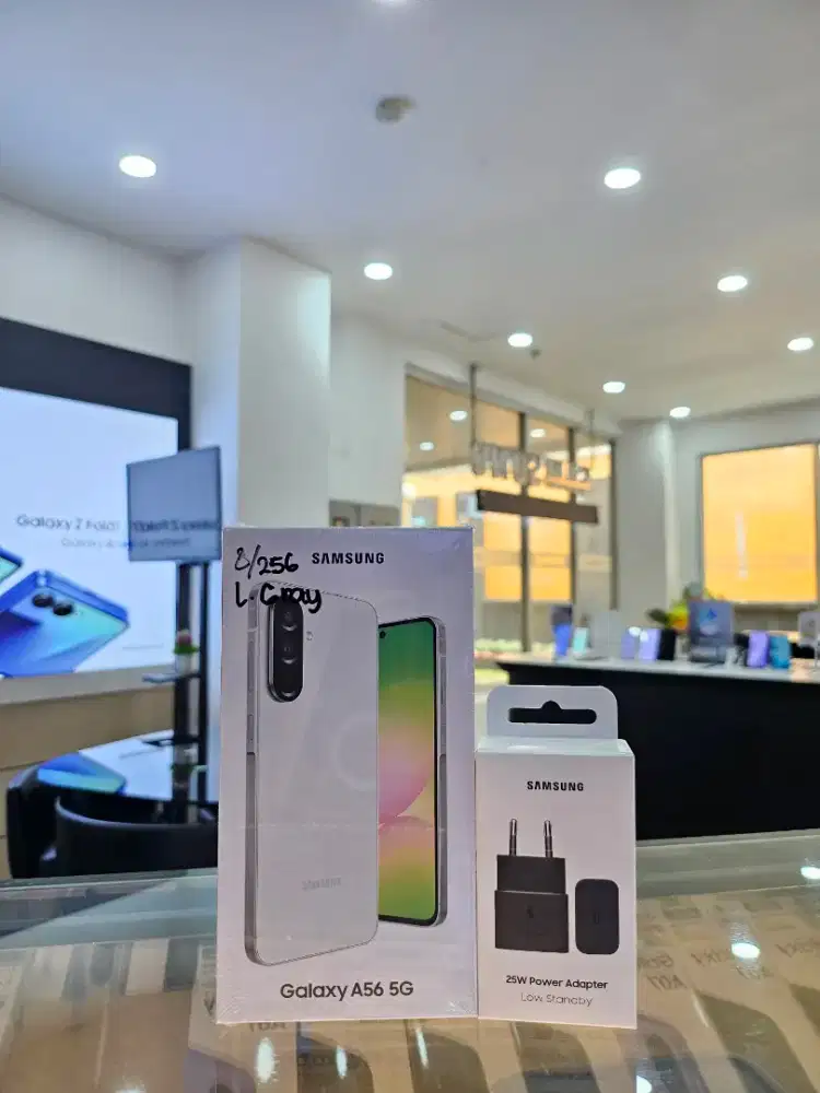 NEW SAMSUNG GALAXY A56 8+8/256GB FREE ADAPTER GARANSI RESMI SEIN 1TH
