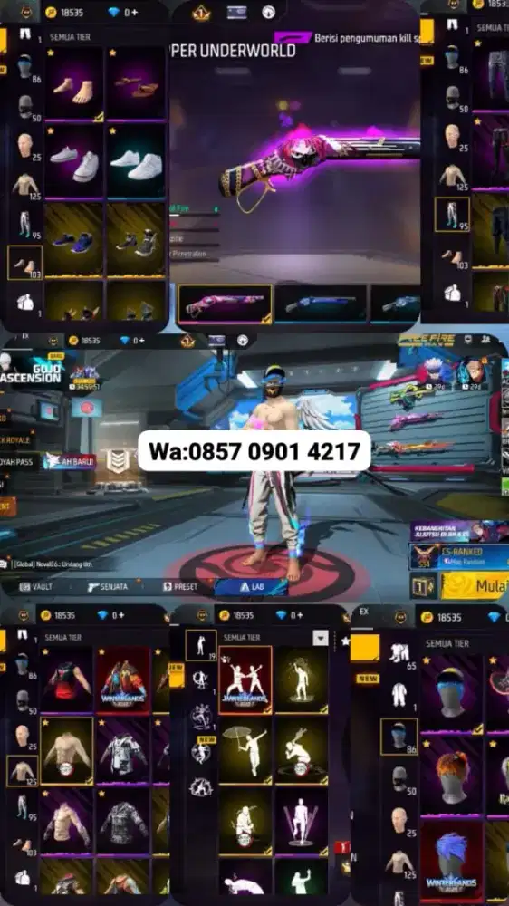 JUAL AKUN GAME-RS FF TERPERCAYA DAN AMANAH MINAT LANGSUNG PM