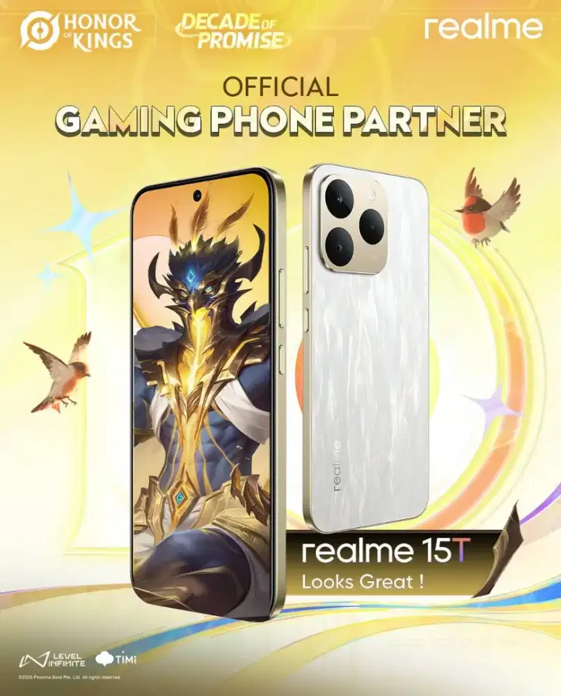 realme 15T 5G READY STOCK Langsung bawa pulang tanpa ribet!