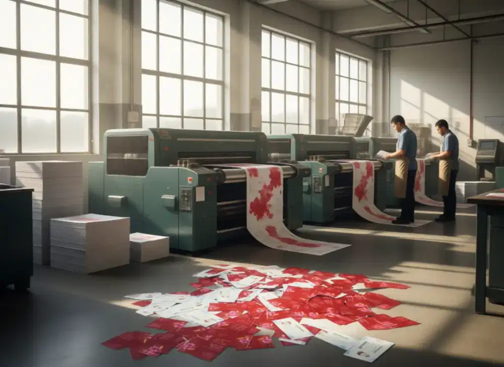 Kartu Nama Undangan Brosur Stiker Custome Lampung