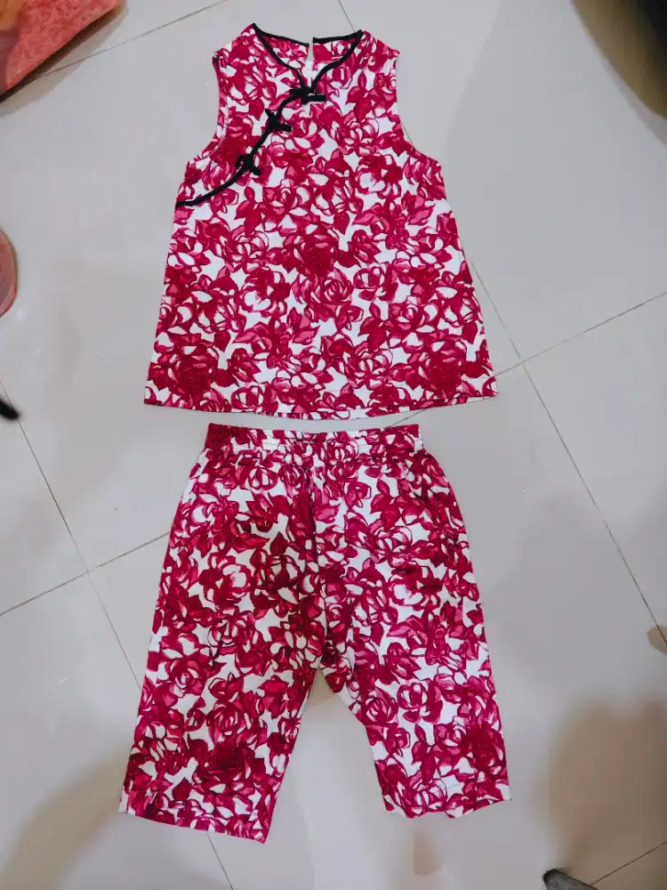 Baju imlek anak perempuan 9-10th