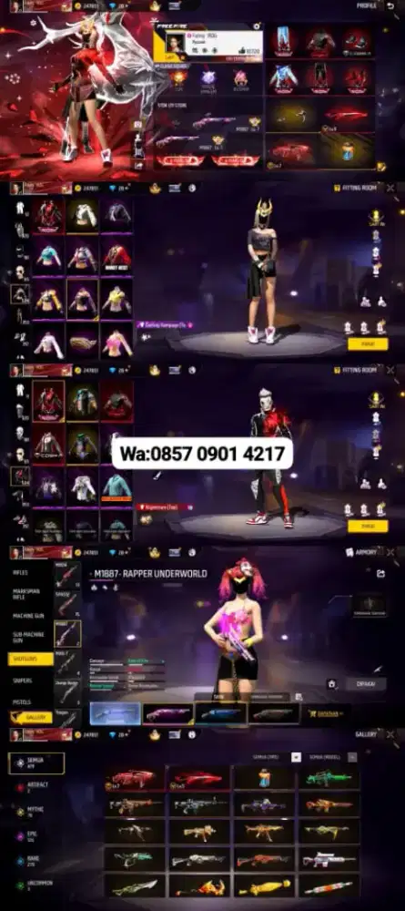 JUAL AKUN GAME-RS FF TERPERCAYA DAN AMANAH MINAT LANGSUNG PM