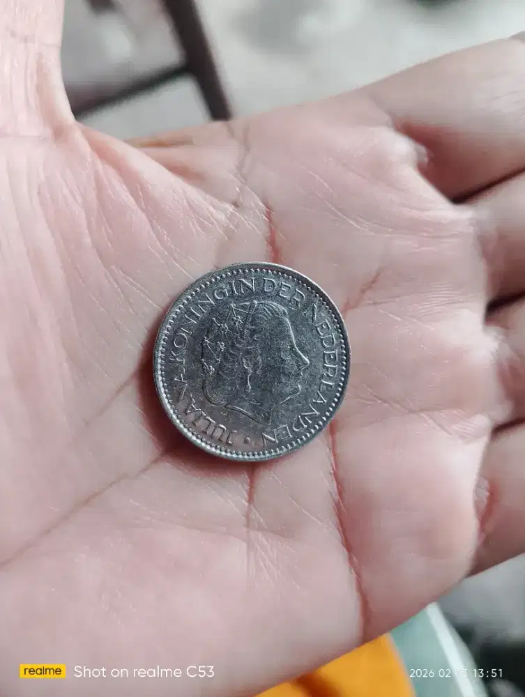 Uang koin manca 1 g Juliana koningin