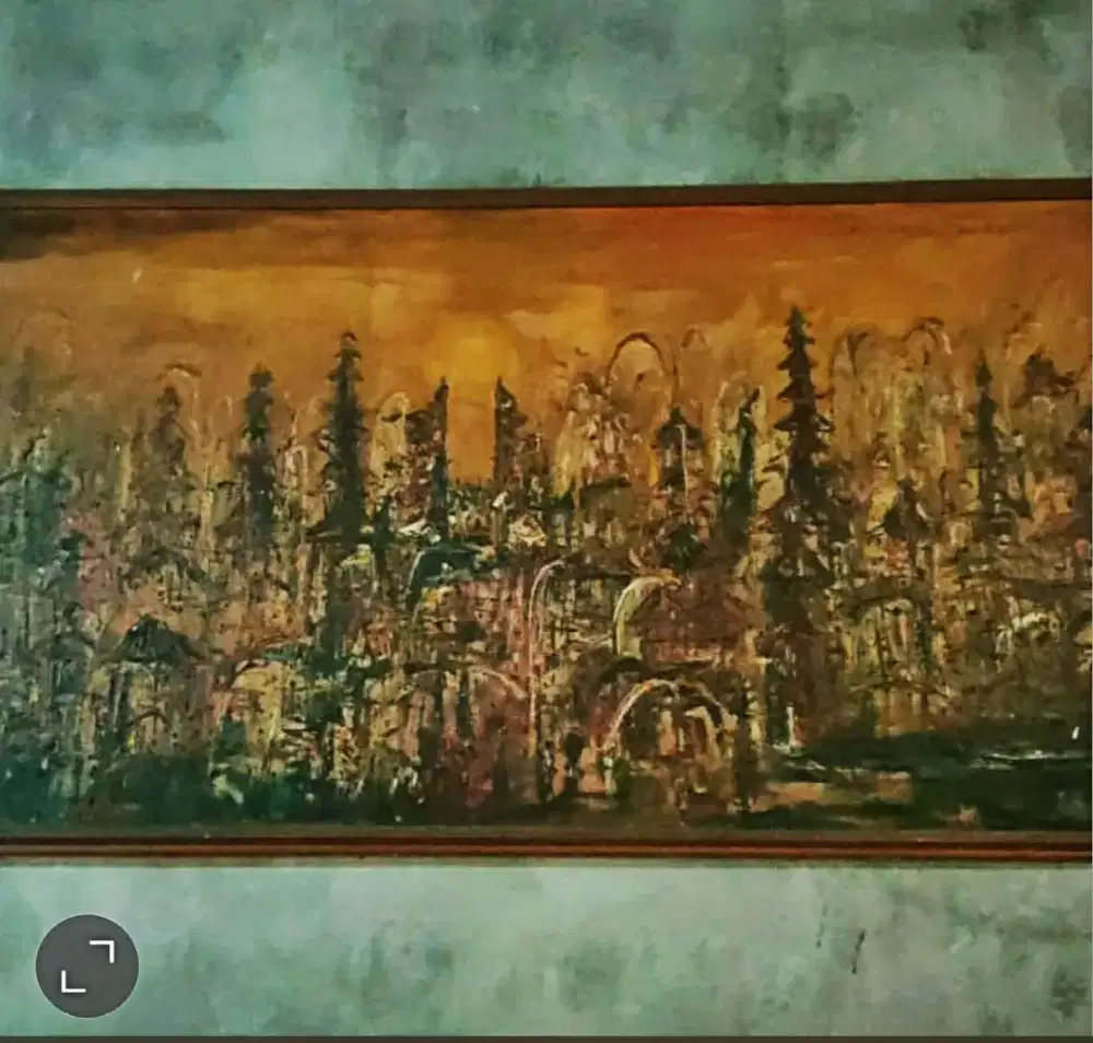 Lukisan Srihady Upacara Bali