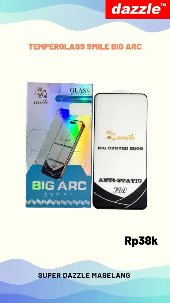 Temperglass smile big arc